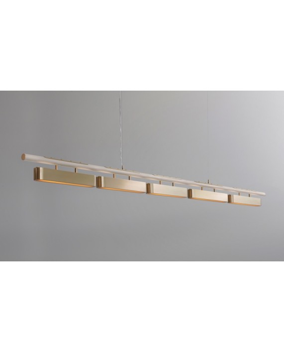 Bert Frank Colt Linear 5 Rod Pendant Lamp